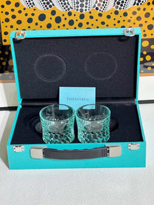 TIFFANY CUP GLASSWARE SET