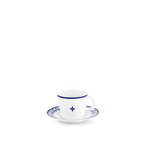 CUSTOM LV TEA CUP AND TEA POT SET