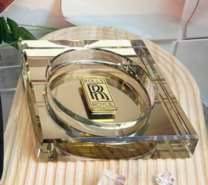 ROLLS ROYCE SQUARE ASHTRAY