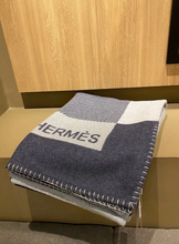 Load image into Gallery viewer, HERMES WOOL RIVIERA THROW BLANKET
