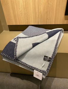 HERMES WOOL RIVIERA THROW BLANKET