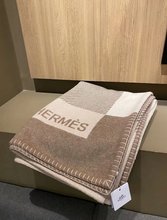 Load image into Gallery viewer, HERMES WOOL RIVIERA THROW BLANKET
