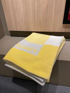 HERMES WOOL RIVIERA THROW BLANKET