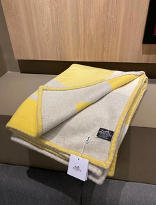 HERMES WOOL RIVIERA THROW BLANKET