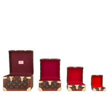 Load image into Gallery viewer, CUSTOM LV PYRAMID MONOGRAM TRUNK SET
