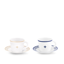 Load image into Gallery viewer, CUSTOM LV TEA CUP AND TEA POT SET
