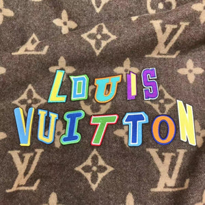 CUSTOM LV X NBA MONOGRAM THROW BLANKET