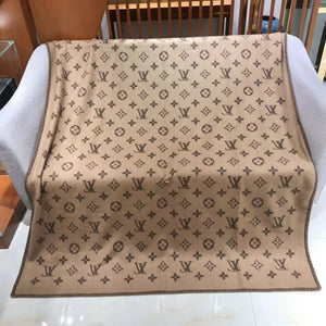 CUSTOM LV X NBA MONOGRAM THROW BLANKET