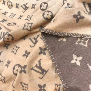 CUSTOM LV X NBA MONOGRAM THROW BLANKET