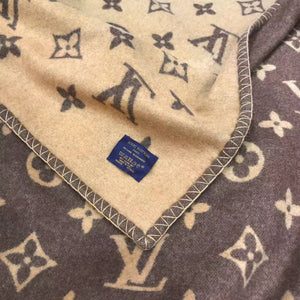 CUSTOM LV X NBA MONOGRAM THROW BLANKET