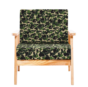 BAPE SINGLE-SEATER WOODEN CHAIR - THE PENTHOUSE THEORY BAPE