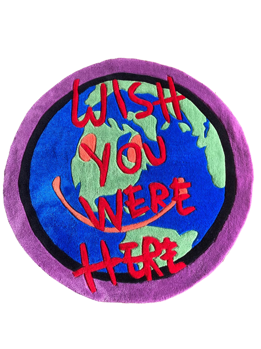 Wish you deals were here rug