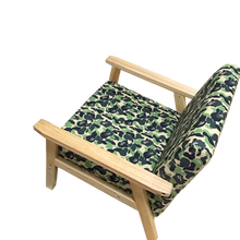 Load image into Gallery viewer, BAPE SINGLE-SEATER WOODEN CHAIR - THE PENTHOUSE THEORY BAPE
