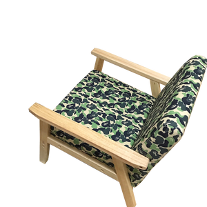 BAPE SINGLE-SEATER WOODEN CHAIR - THE PENTHOUSE THEORY BAPE