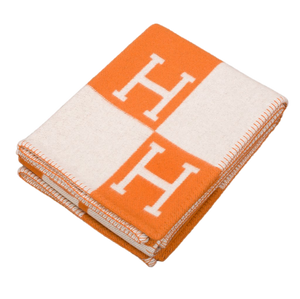 HERMES WOOL CLASSIC THROW BLANKET