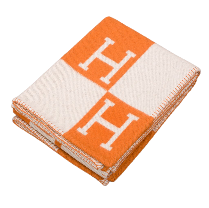 HERMES WOOL CLASSIC THROW BLANKET