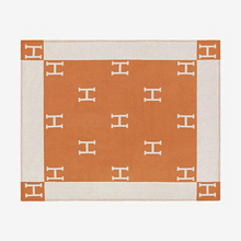 Load image into Gallery viewer, HERMES WOOL CLASSIC THROW BLANKET
