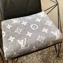 Load image into Gallery viewer, CUSTOM LV GREY THROW BLANKET
